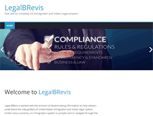 Tablet Screenshot of legalbrevis.com